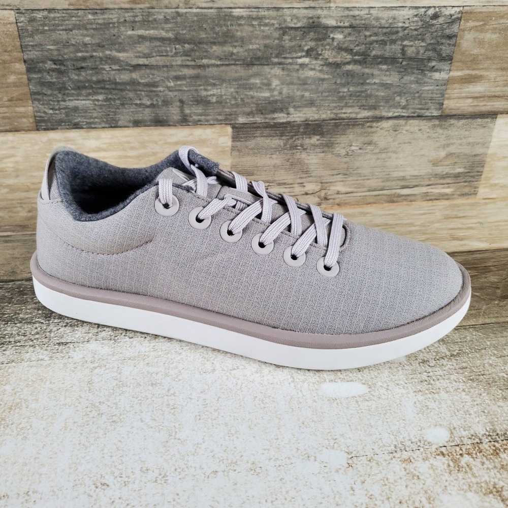 Allbirds Wool Piper Woven Womens Shoes Sz 9 Comfort Pewter Gray Lace Up Sneakers
